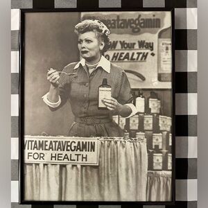 ♥️ Vintage Vitameatavegamin Wall Art
